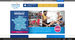 Desktop Screenshot of nemea-residence-etudiante.com